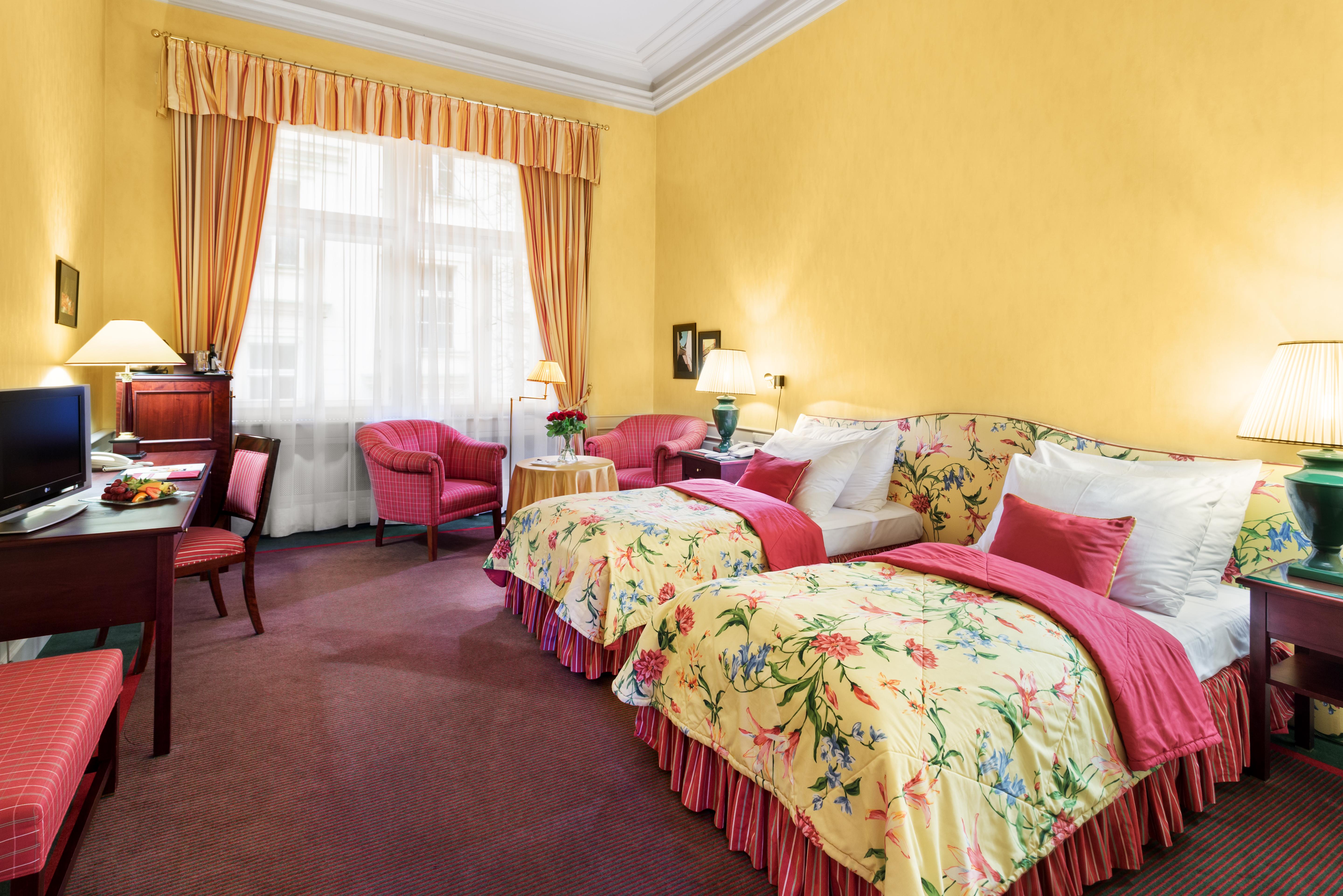 Le Palais Art Hotel Praga Cameră foto A room at the Hotel